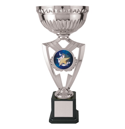 10.25 Silver Basketball Victory Cup 2 Holder Award Trophy