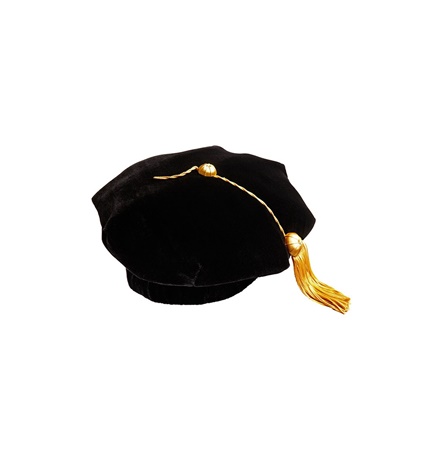 Deluxe College Graduation Tam (8 Sided - w/Bullion)