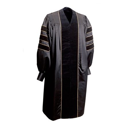 Doctoral Graduation Gown - Deluxe (Standard) - Dull Shine Fabric