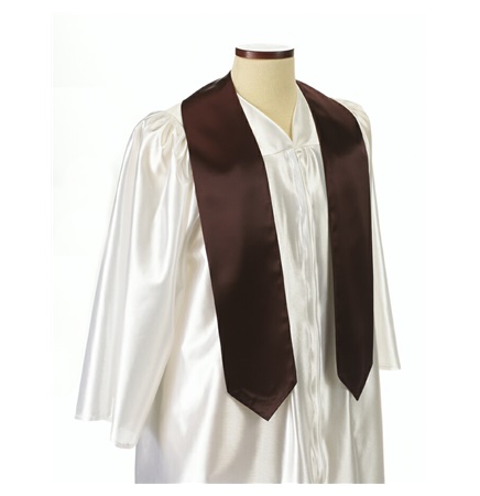 Extra Long Maroon Graduation Sash - 5"x72"
