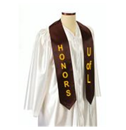 Custom 60" Graduation Sash - Maroon Red