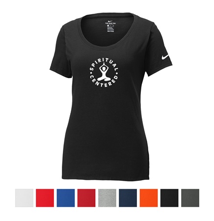 Nike Ladies Core Cotton Scoop Neck Tee