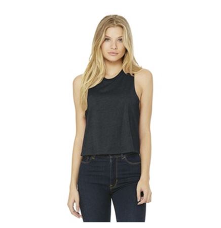 Bella+Canvas® Women's Racerback Cropped Tank Top
