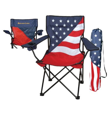 Patriotic Captain Folding Chair