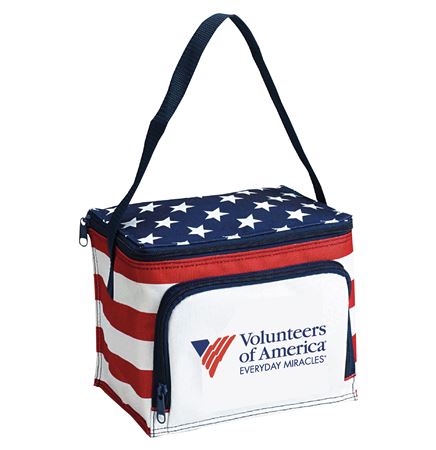 Americana Stars N Stripes 6 Pack Cooler