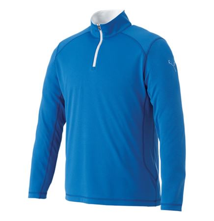 M - PUMA Golf Tech Qtr Zip Top