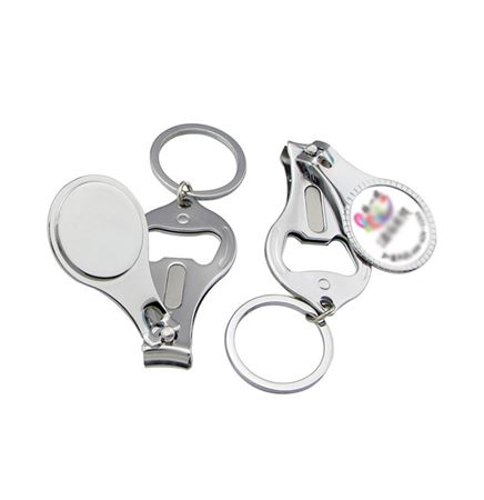 Carbon Steel Nail Clipper with Bottle Opener