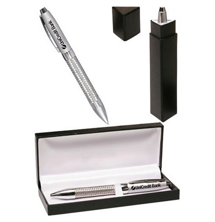 Margate Net Barrel Pattern Pen Gift Sets