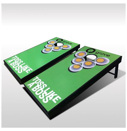 Regulation Cornhole Set w/4 Color Process Logo