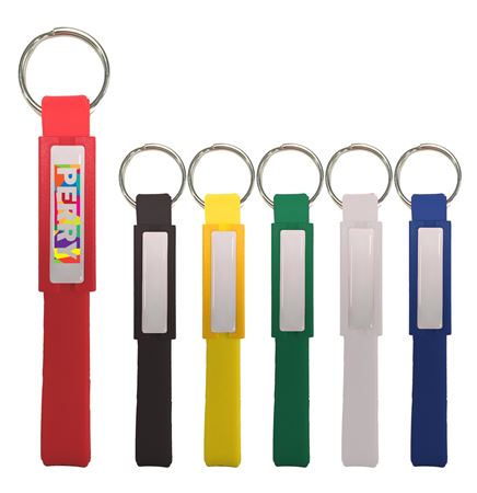 Silicone Key Tag With Dome