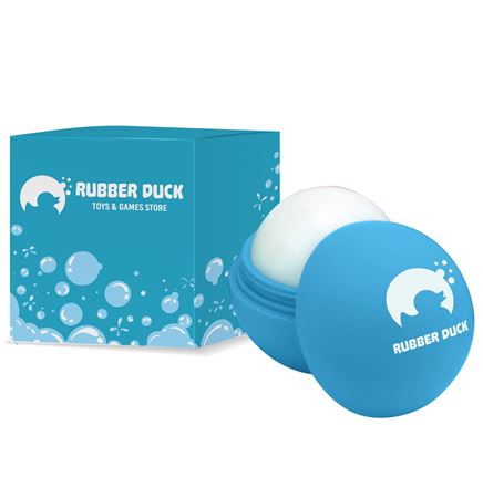 Rubber Lip Balm In Gift Box