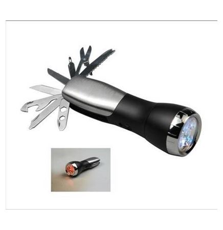 Outdoor Flashlight With Tools