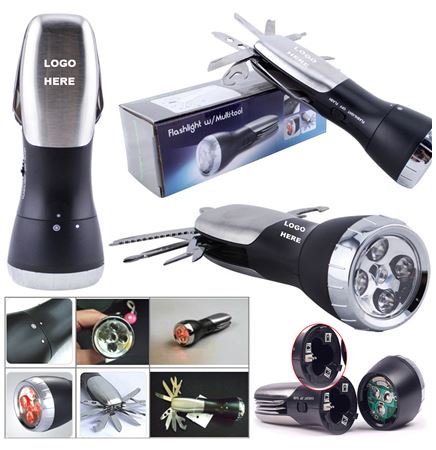 Emergency Pocket Multi Functional Tools / LED Flashlight Torches