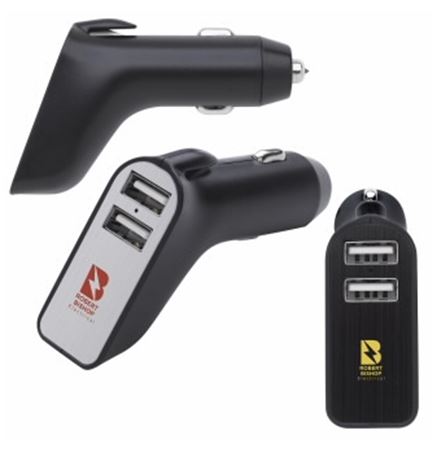 Good Value® 3-In-1 Car Charger w/Emergency Tools
