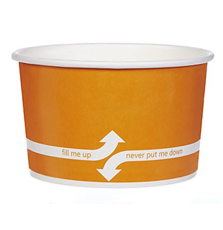 20 Oz. Paper Dessert/ Food Cup - Flexographic Printed
