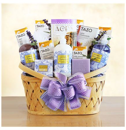 Luxurious Lavender Retreat Spa Gift Basket
