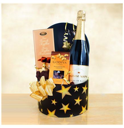 Mumms Napa Truffle Chocolate Star Box