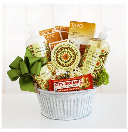 Organic Oatmeal Spa Gift Tin