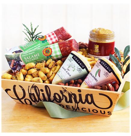Artisanal Cheese and Salami Crate