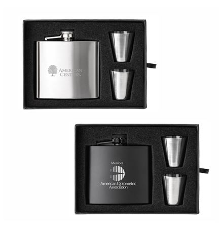 The Duncan Flask and Shot Glass Gift Set