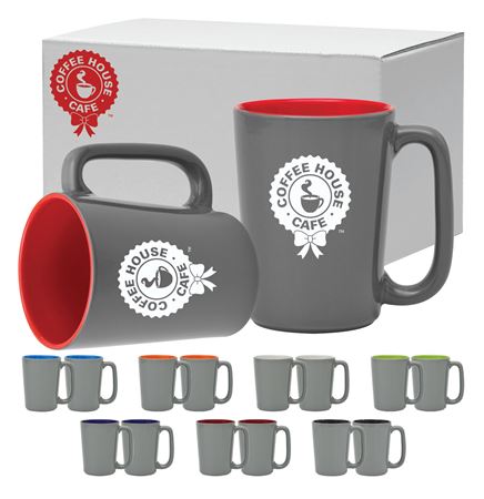 16 Oz. The Slat Series Mug Gift Set