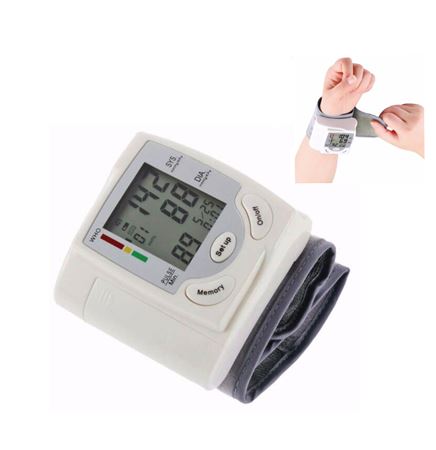 Wrist Blood Pressure Monitor & Heart Health Indicator