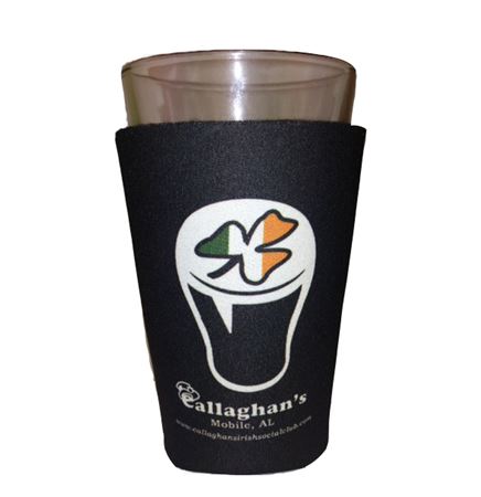 Premium Full Color Dye Sublimation Foam Pint Glass Insulator