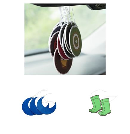Custom Shaped Hanging Air Freshener (3"x3")