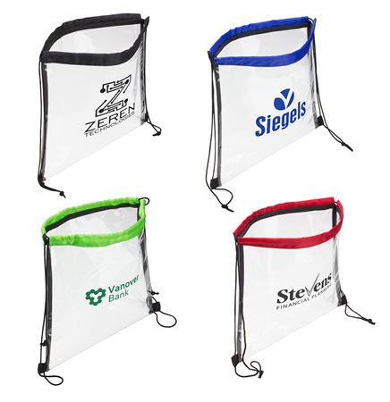 Clear Bag with Drawstring