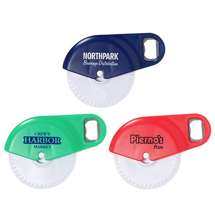 Pizza Cutter with Bottle Opener