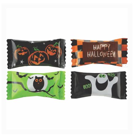 Pastel Buttermints in a Halloween Wrapper