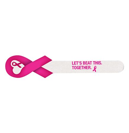 Ribbon Emery Board for Breast Cancer Awareness