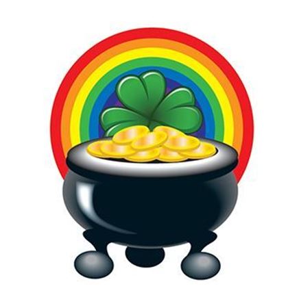 Pot of Gold Temporary Tattoo