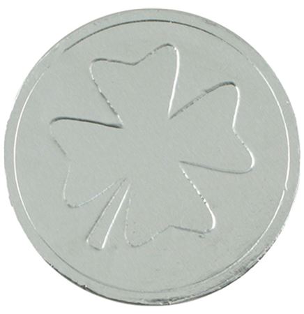 Four Leaf Clover Stock Chocolate Coin