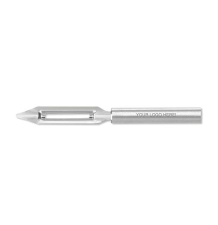 Vegetable Peeler w/ Silver Aluminum Handle