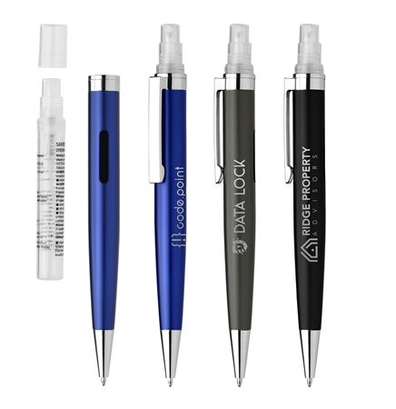 Urban Pro Metal Pen w/ Hand Sanitizer Spray