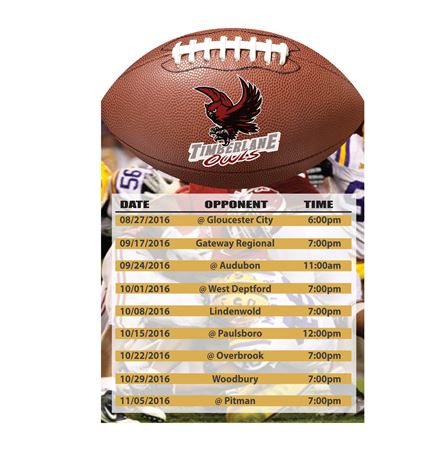 Football Schedule Magnet