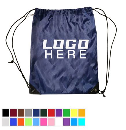 Waterproof Sport Polyester Drawstring Backpack MOQ50pcs