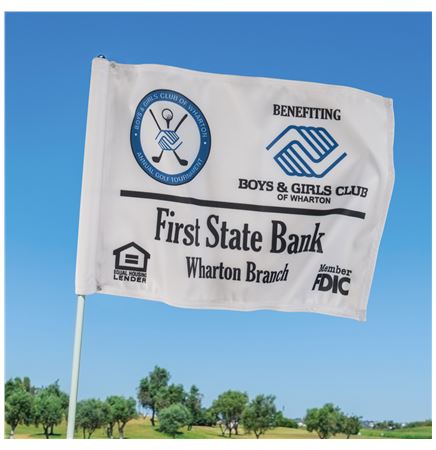 14" x 20" Golf Flag Single Sided Imprint