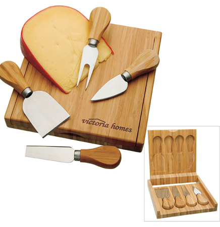 Bamboo Cheese Set