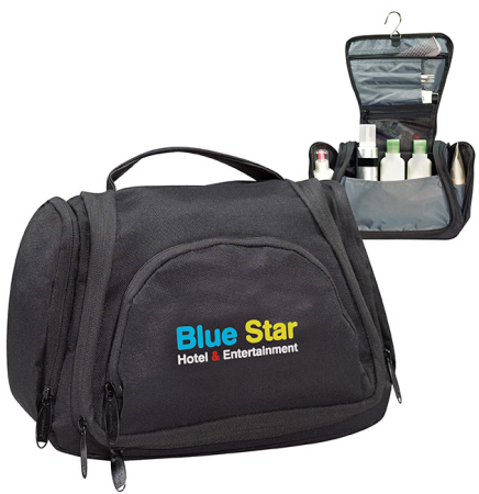 Hanging Toiletry Bag w/ Multiple Zipper Pocket