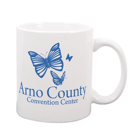 11 oz. White Ceramic Mug