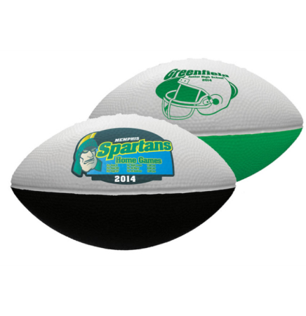Full Color Process 2 Tone Foam Football (7")