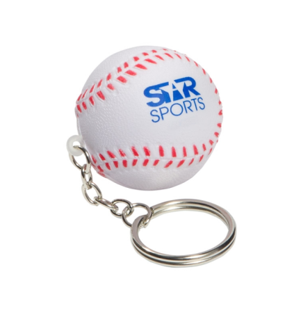Baseball Stress Reliever Keychain