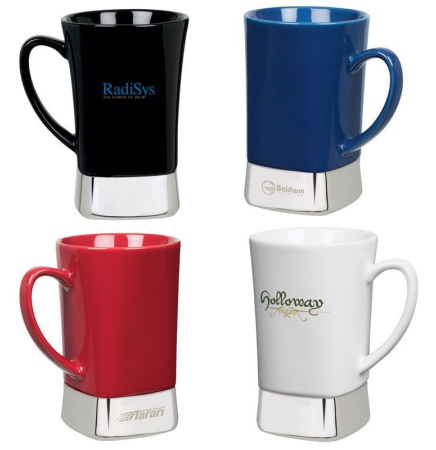 12 oz. Ceramic & Stainless Steel Mug