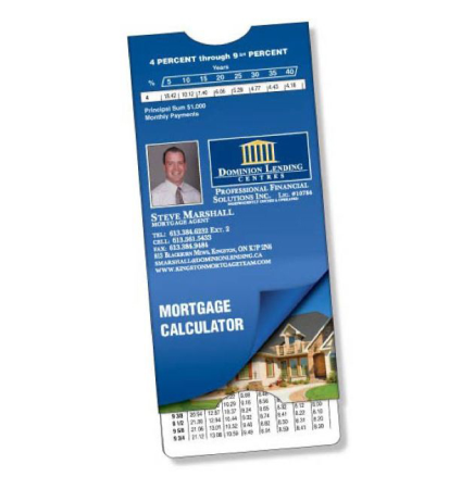 Mortgage Payment Slide Calculator