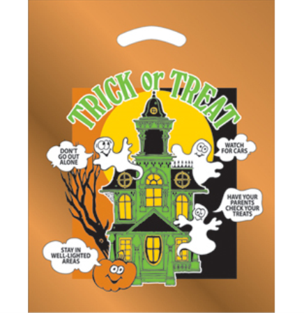 Metallic Haloween Bag