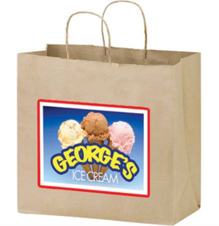 Full Color Kraft Carry Out