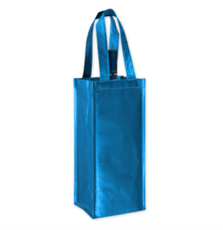 Metallic Wine Tote